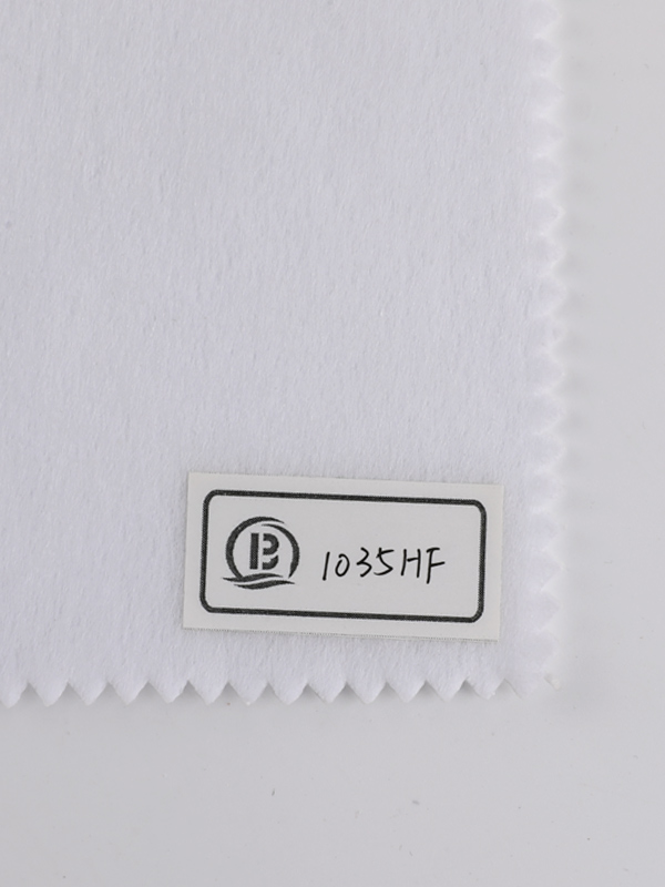 Polyester 1030HF Cut Away Brodery Backing Non Woven Smeltbar Hard Handfeeling Interlining