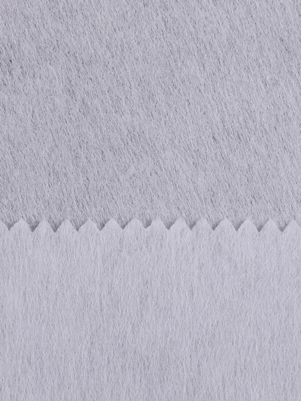 Polyester 1050SF Blød håndfølelse skåret væk Non Woven Smeltbar Broderi Bagside Interlining